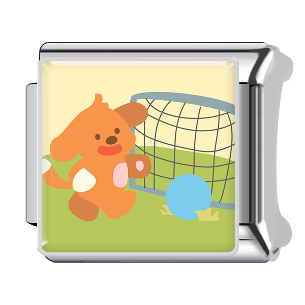 Puppy Paying Football