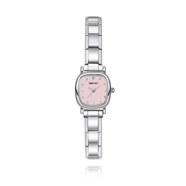 Charmris Pink Elegance Square Watches