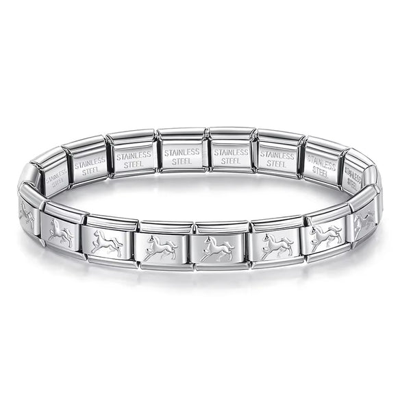 Italian Charm Bracelet（Horse）