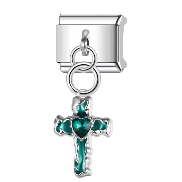 Crystal Cross (Green)