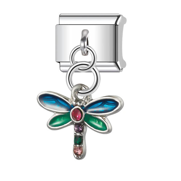 Colorful Dragonfly Pendant