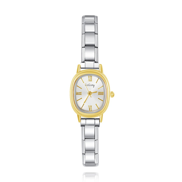 Gold Oval Watch