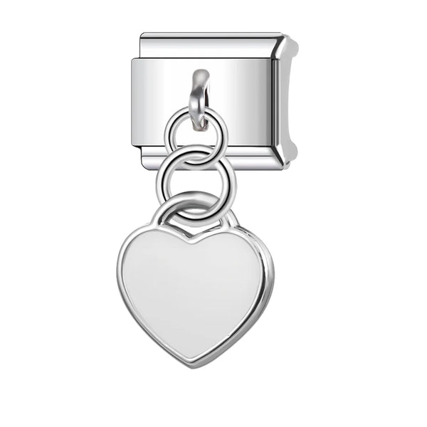 Small Heart Pendant (White)