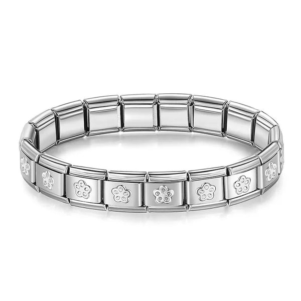 Italian Charm Bracelet（Four-Leaf Clover）