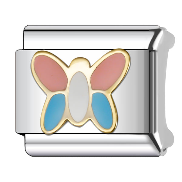 Pink & Blue Butterfly